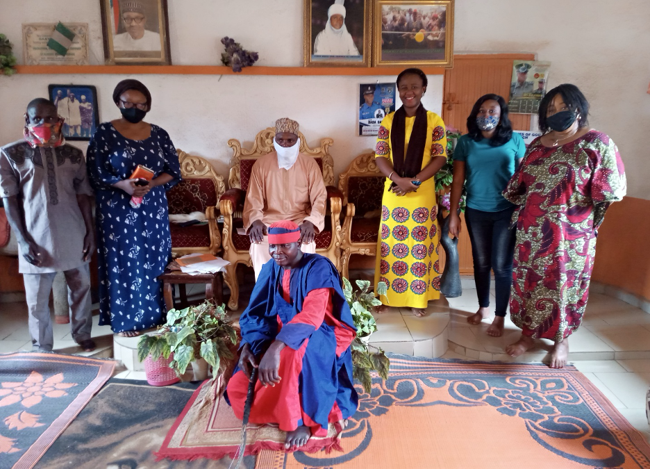 REPORT OF THE ADVOCACY VISIT TO  HIS ROYAL HIGHNESS, BAWA JETTA, JIKWOYI COMMUNITY, ABUJA